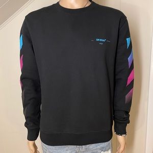 (SOLD) OFF-WHITE Diag Gradient Crewneck Sweatshirt